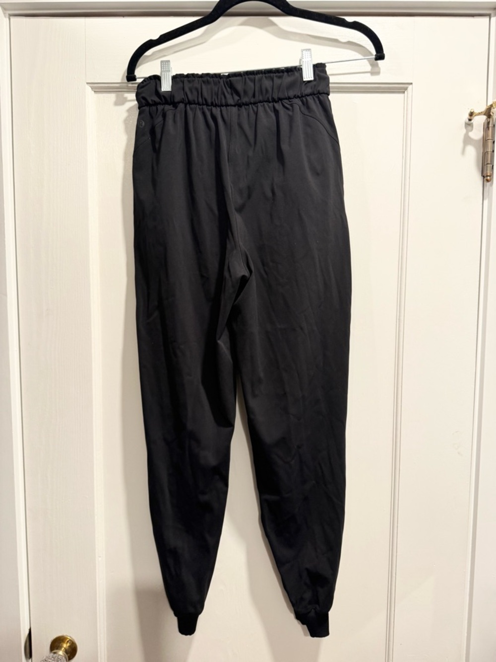 Lululemon Stretch High Rise Jogger Black Athletic Athleisure Outdoor Hiking Gym - Picture 10 of 11